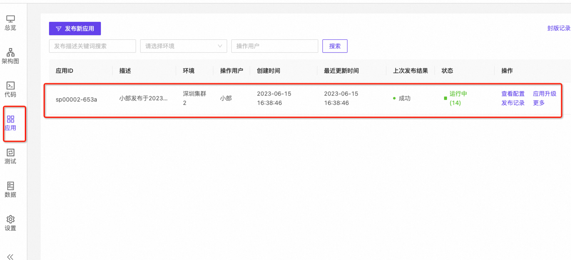 CloudOS應用發布